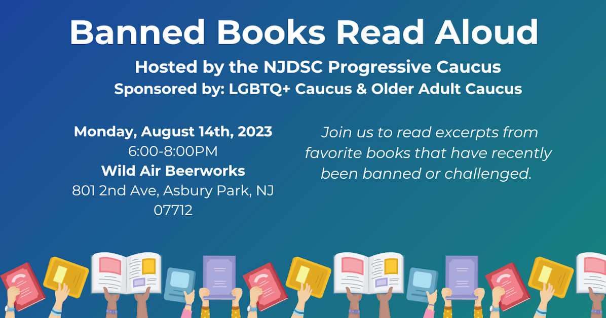 Banned Books Read Aloud · New Jersey Democratic State Committee